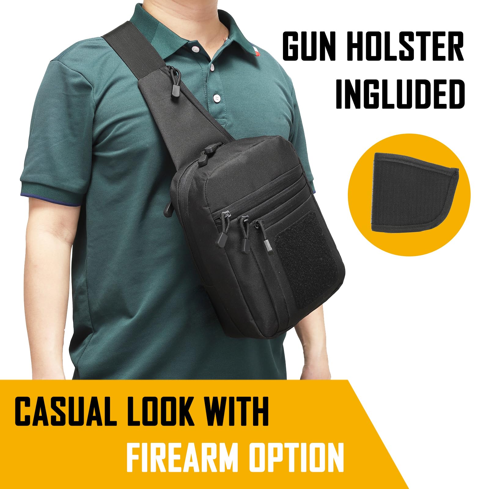 Edc Carry Pouch - Borsa a tracolla da trasporto nascosta