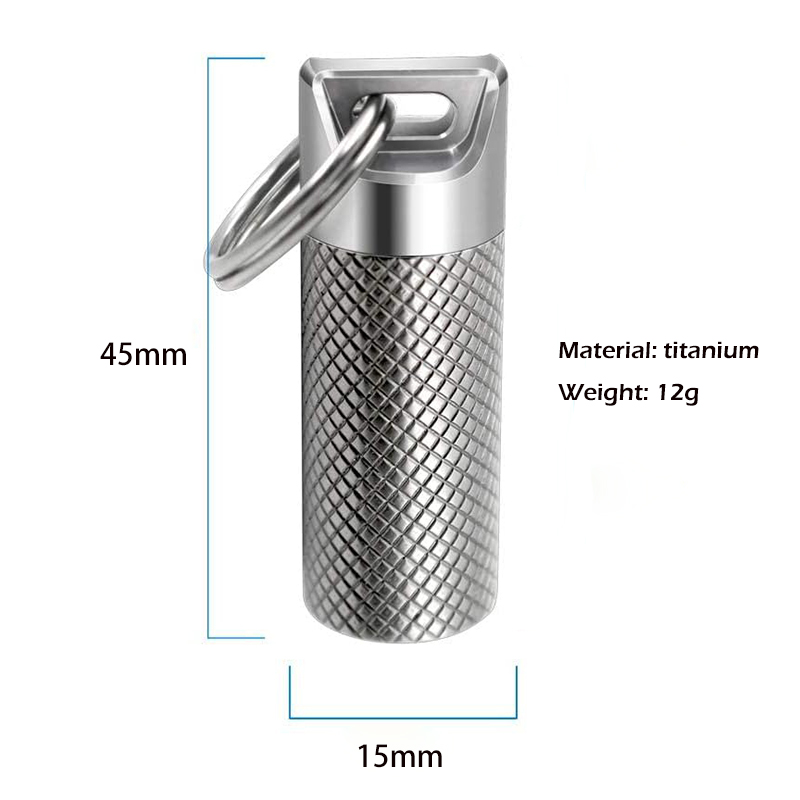Mini portapillole portachiavi  - Edc Pill Carry recensione e prezzo